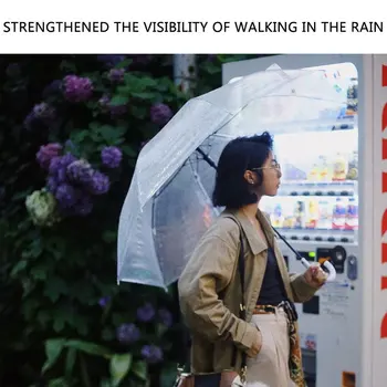 Hingav Mood Läbipaistev Selge Automaatne Vihmavari Päikesevari Jaoks Pulmapidu Kasuks Seista, Seest Vihma Kaitsmine