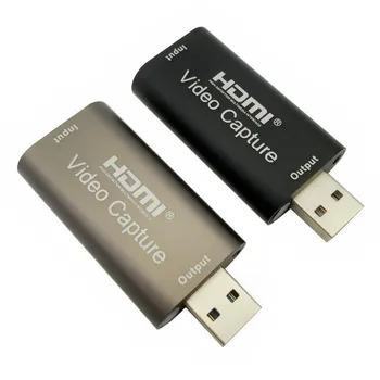 HMDI Video Capture Card USB 3.0 2.0 HDMI Video Grabber Diktofon Kasti fr PS4 Mängu DVD Videokaamera HD Kaamera Salvestuse Live Streaming