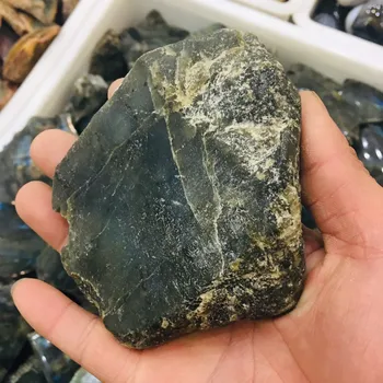 Hämmastav tippkvaliteediga Naturaalne mitmevärviline labrador crystal originaal kivi wicca tervendab jõulukinke