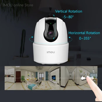 Imou Ranger 2C Smart AI kodu beebimonitor Ebanormaalset Heli Alarm Night Vision ip kaamera, wifi Privacy Mode Valve kaamera