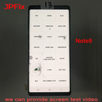 JPFix Samsung Note9 N960 LCD Pantalla Dot Ekraanil Assamblee Täielik Asendamine Ekraani Super Amoled Remont Klaas Krakitud