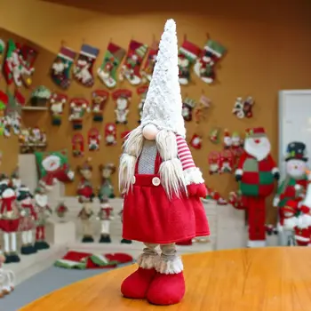 Käsitöö Jõulud Elf Teenetemärgi Ülestõstetav Seisab Rootsi Gnome Tomte Mänguasja Nukk Kaunistused Tänu Andes Päeval Kingitusi