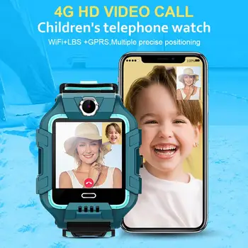 Laste 4G Telefoni Puuteekraani Vaadata Smart GPS Randmele Käekella tervisespordi-Tracker Esi-Ja Tagumine Kaamera, Lapsed Kingitusi