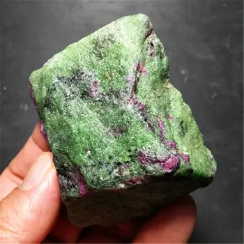 Looduslik punane ja roheline mineraal raw kivi proovid 1tk