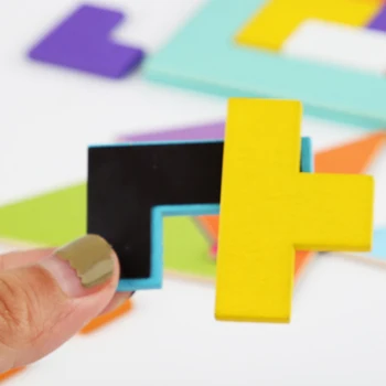 Loominguline DIY Puzzle joonestuslaud Mäng Puidust 3D Pusle Fun Magnetic Laste Varase Õppe Tarvikud Laps