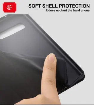Luksus Ehtne Nahk Case For Samsung Galaxy S7 Serv S10 E S8 S9 Plus Telefon Põrutuskindel Full Kaitsva Tagasi Luuk Juhtudel