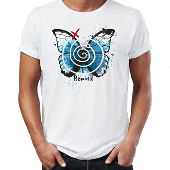 Meeste T-särk Elu On Kummaline Butterfly Effect Chole Hind Raven Gaming Mängija Fantastiline Tshirt Jahedas Tees Tops Harajuku Streetwear