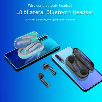 Mini Tõsi, Traadita Kõrvaklapid Earbuds Bluetooth-5.0 Freebud Kõrvaklappide L8 Super Bass mic iphone Xiaomi Huawei pk T3 I9S
