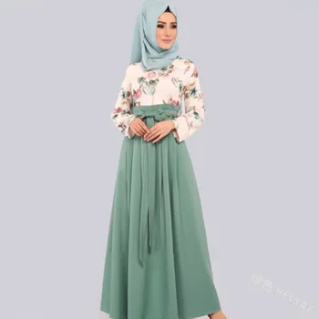 Moslemi Abaya Vestidos Kaua Türgi Islami Araabia Hijab Kleit Kauhtana Dubai Seal Kaftan Maroko Tesettur Elbise Rüü Musulmane Longue