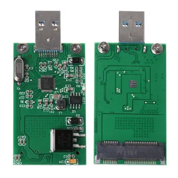 MSATA SSD ja USB 3.0 Adapter Kaardi ASM1153E Suure Kiirusega Liikuva U Disk Converter