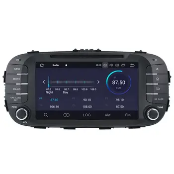 Multimeedia Kia Soul Android Raadio - 2018 Auto DVD Mängija GPS Navigation juhtseade Audio PX6 Autoradio kassettmagnetofon