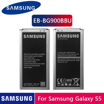Originaal Samsung Aku EB-BG900BBU EB-BG900BBC 2800mAh Samsung S5 G900S G900F G900M G9008V 9006V 9008W 9006W G900FD NFC
