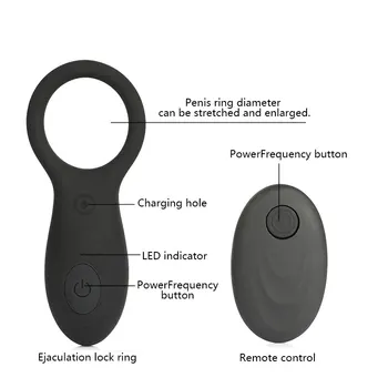 Remote Vibraator Dildo Haripunkti lükata Ejakulatsiooni Rõngas G-spot Kliitorit Stimuleerida 9 Kiirusel Väristama Sugu Mänguasjad Meeste Masturbator