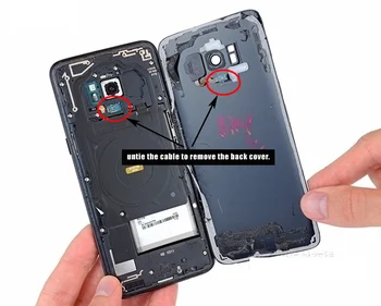 Samsung Originaal Aku Tagasi Ukse Klaas Katta Case For Samsung Galaxy S8 G9500 S8+ SM-G955 S8Plus Tagumine Korpus Tagasi Telefoni Kate