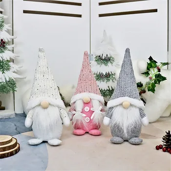 Santa Näota Nukk 2020. Aasta Jõulukaunistused Kodu Merry Christmas Ornament Xmas Kingitused Navidad Head Uut Aastat 2021