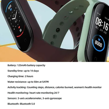 Smart M5 2020. Aasta Käepaela Watch Band 5 Bluetooth-Sport Nutikas Käevõru IP67 Smarthwatch vererõhk Fitness Tracker Wristbands