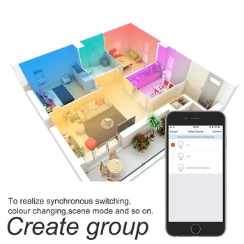 Smart Pirn GU10 Traadita WiFi App kaugjuhtimine Valguse Alexa Google ' i Kodu Magic LED Spot Valgus, 16 Miljonit Värvi RGB Tuled