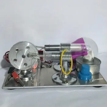 Stirling Mootor Mootor Mudel Soojust Auru Haridus-DIY Mänguasi Kingitus Lapsele Käsitöö Ornament Discovery Vahelduvvoolugeneraatori Füüsilise valgustumine