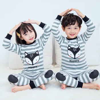 Talvel Lapsed Pidžaama Sleepwear Suured Poisid Tüdrukute Pidžaama Komplekti 100-150cm Lapsed Riided Nightwear Homewear Väikelapse Riideid Garcon Sobib