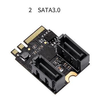 Tasuta Juhi Kaardi Adapter M. 2 Ngff, et Sata3 A-Klahv + E-Key, et 2 Porti SATA 6Gbp/s PCIe 3.0 Buss Wifi SSD HDD PC
