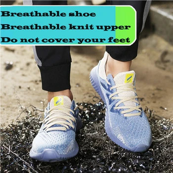 Terasest varba kork hävimatu tööd kingad kerge pehme ainus ohutuse kingad, meeste ja naiste deodorant hingav tööd kingad
