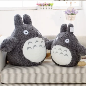 Totoro Nukk -, Plüüš-Mänguasi Lastele, Nuku Suur Nukk Sünnipäeva Kingitus Totoro Padi 20cm 30cm 40cm