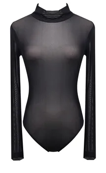 Täiesti Uus Läbipaistev Seksikas Silma Bodysuit 5 Värvi Pikad Varrukad Kombekas Naiste Ühes Tükis Õhuke Leotard Ühes Tükis Aluspesu Teddy