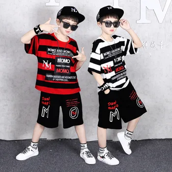 Uus 2020. Aasta Laste Beebi Poistele Komplekti Mood Triibuline O-Kaelus T-Särk +Lühikesed Püksid Püksid Kid Ülikond 5 6 8 10 12 Aastat Vana Kanda 2 Värvid