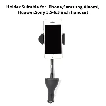 Uus Auto Hoidikut koos Dual USB-Port Car Charger For iPhone X-Xr 7 8 pluss Auto laadijaga hoidik Samsung Xiaomi Poco f1
