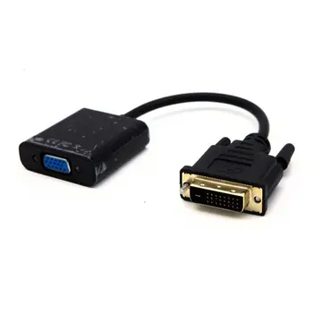 Uus DVI-VGA Adapter 1080P Kaabel, DVI-D, VGA-Kaabli 24+1 25 Pin DVI-Mees-kuni 15-Pin VGA Female Video Converter for PC Ekraan