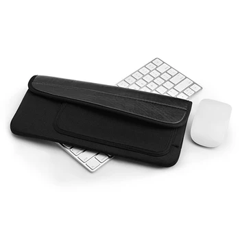 Veavad Korter Tasku Ladustamise Kott Kott Apple Klaviatuuri, Hiirt, PU Nahk Tarvikud Kate Portable Anti Scratch