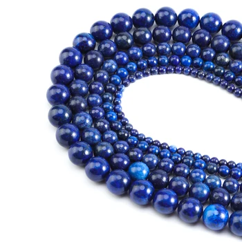 Xinyao Loomulik Lapis Lazuli Ümmargused Helmed, 4 6 8 10 12 mm Diy Käevõru, Kaelakee, Mood Ehted Making Kingitus